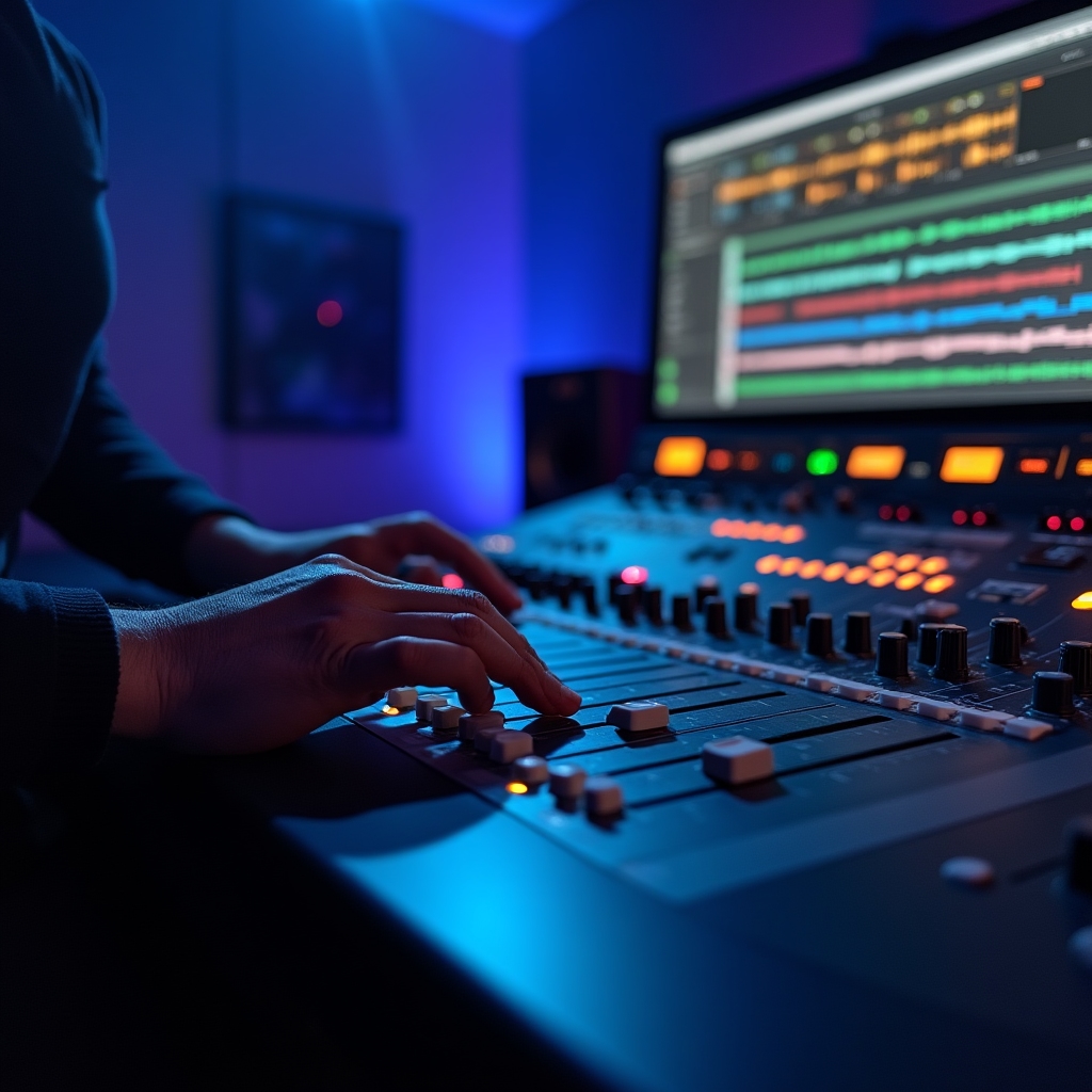 Сведение аудио на микшерном пульте